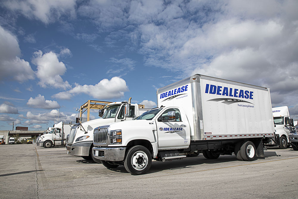 Idealease truck fleet lineup